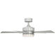 Wynd 42 inch Stainless Steel Downrod Ceiling Fan in 2700K