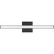 Trim LED 24 inch Flat Black Vanity Light Wall Light