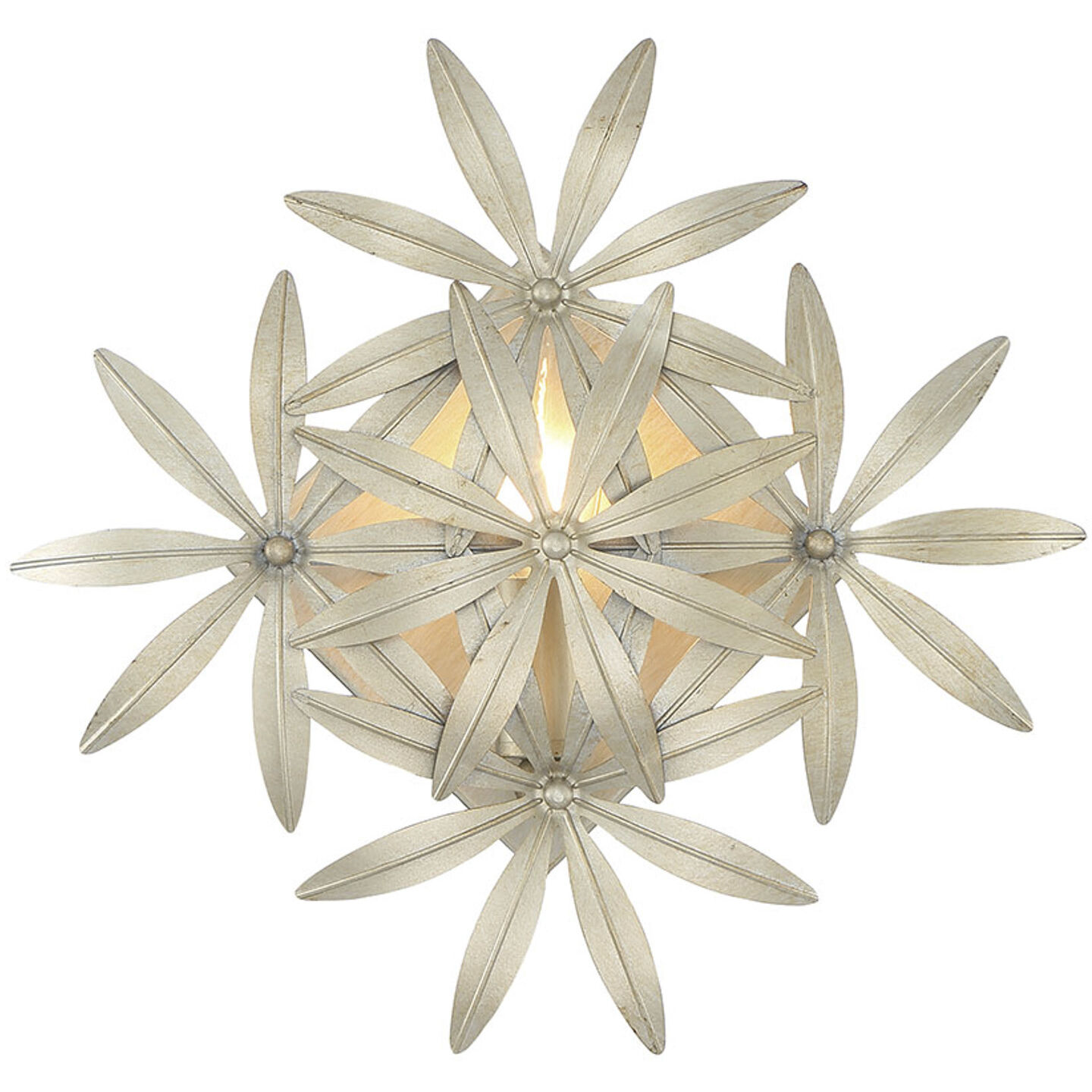 Flower Child 1 Light 12 inch Ambry Gold Wall Sconce Wall Light