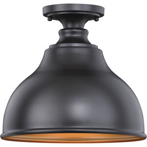 Delano LED 11 inch Oil Burnished Bronze and Light Gold Outdoor Ceiling