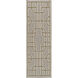 Alameda 36 X 24 inch Charcoal, Dark Brown, Ivory Rug