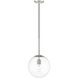 Kairo 1 Light 12 inch Polished Nickel Indoor Pendant Ceiling Light