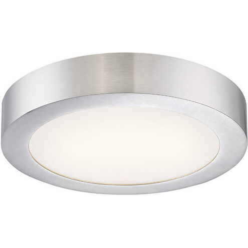 Brant 9 inch Satin Nickel Flush Mount Ceiling Light, Small