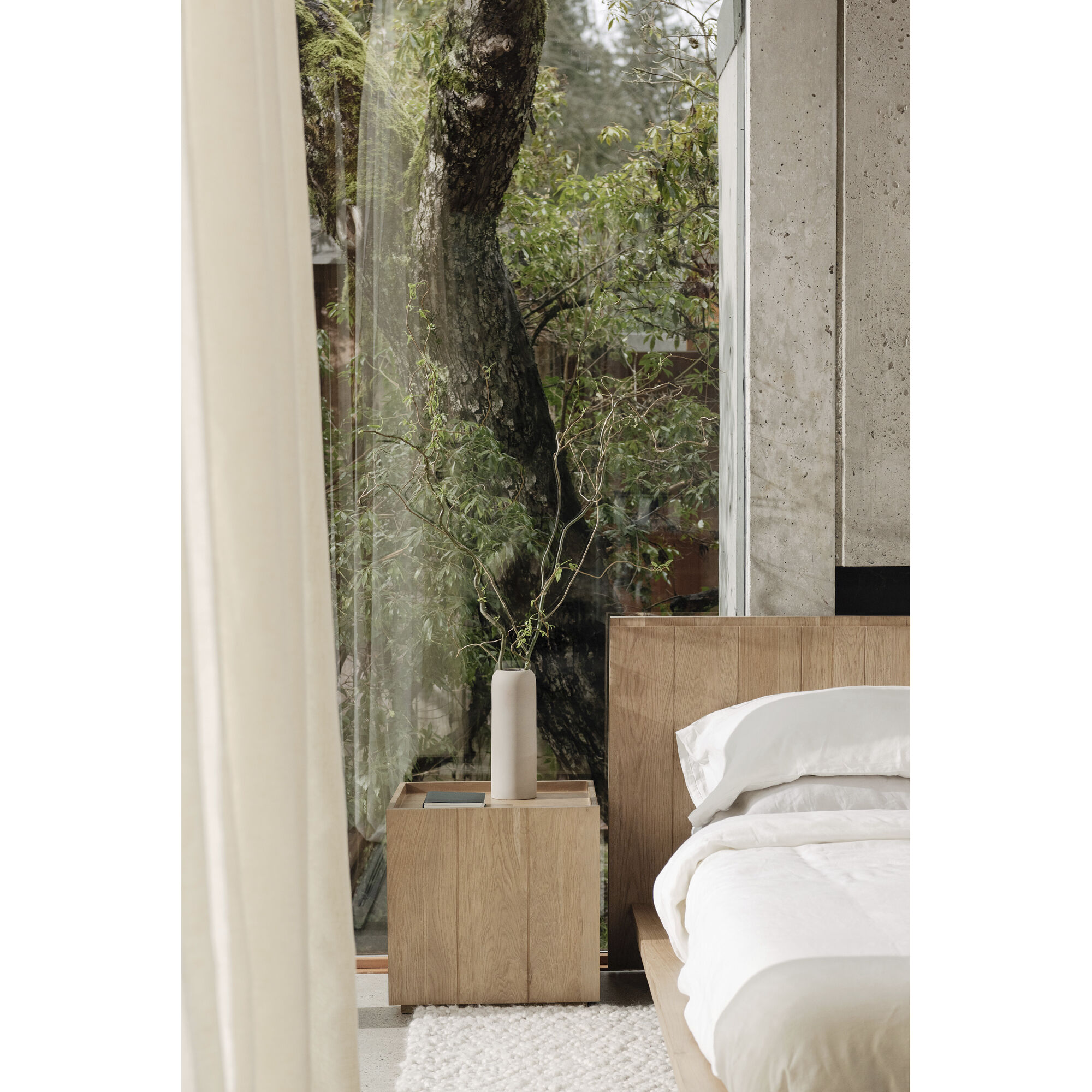 Plank Natural Bed, Queen