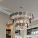Yep Cascada Pendant Ceiling Light in Smoke Plated Glass, 3 Tier