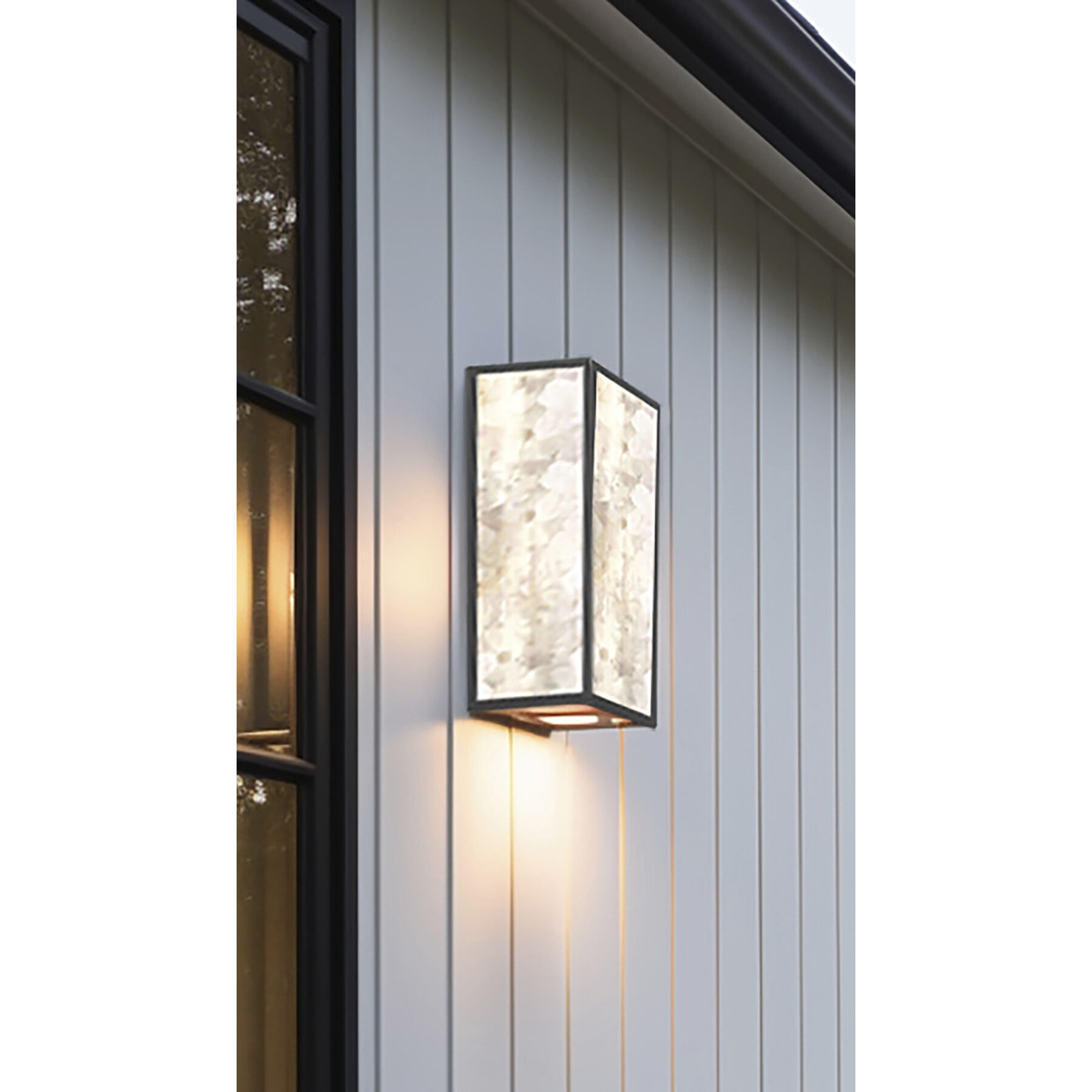 Great Outdoors Salt Creek LED 24.5 inch Coal Outdoor Wall Sconce