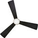 Una 44 inch Heritage Brass with Matte Black Blades Fan