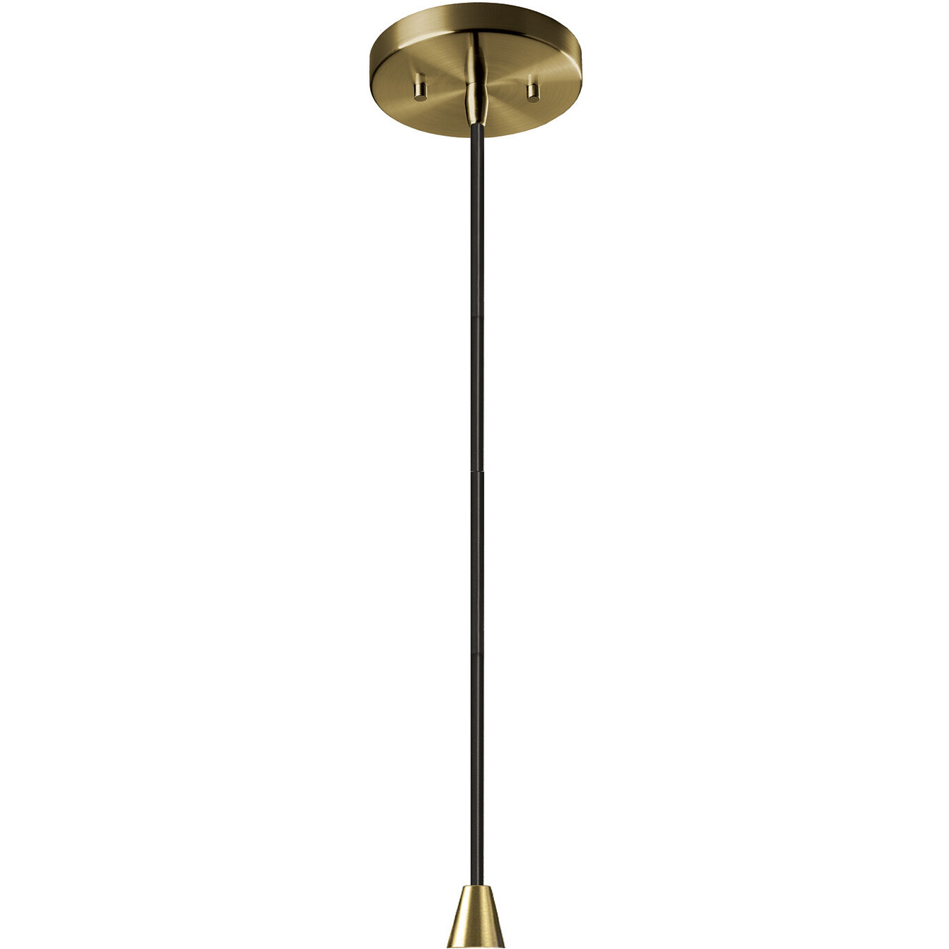 Radiance Collection - Fluted Pendant Ceiling Light in Antique Brass, Black Cord, Replaceable Bulb, Carbon Matte Black, 9W x 13H, Form+Finish+Function