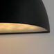 Pathfinder LED 5 inch Black Outdoor Wall Mount