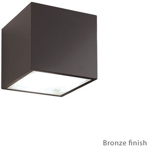 Bloc LED 6 inch Bronze Outdoor Wall Light in 1, 2700K
