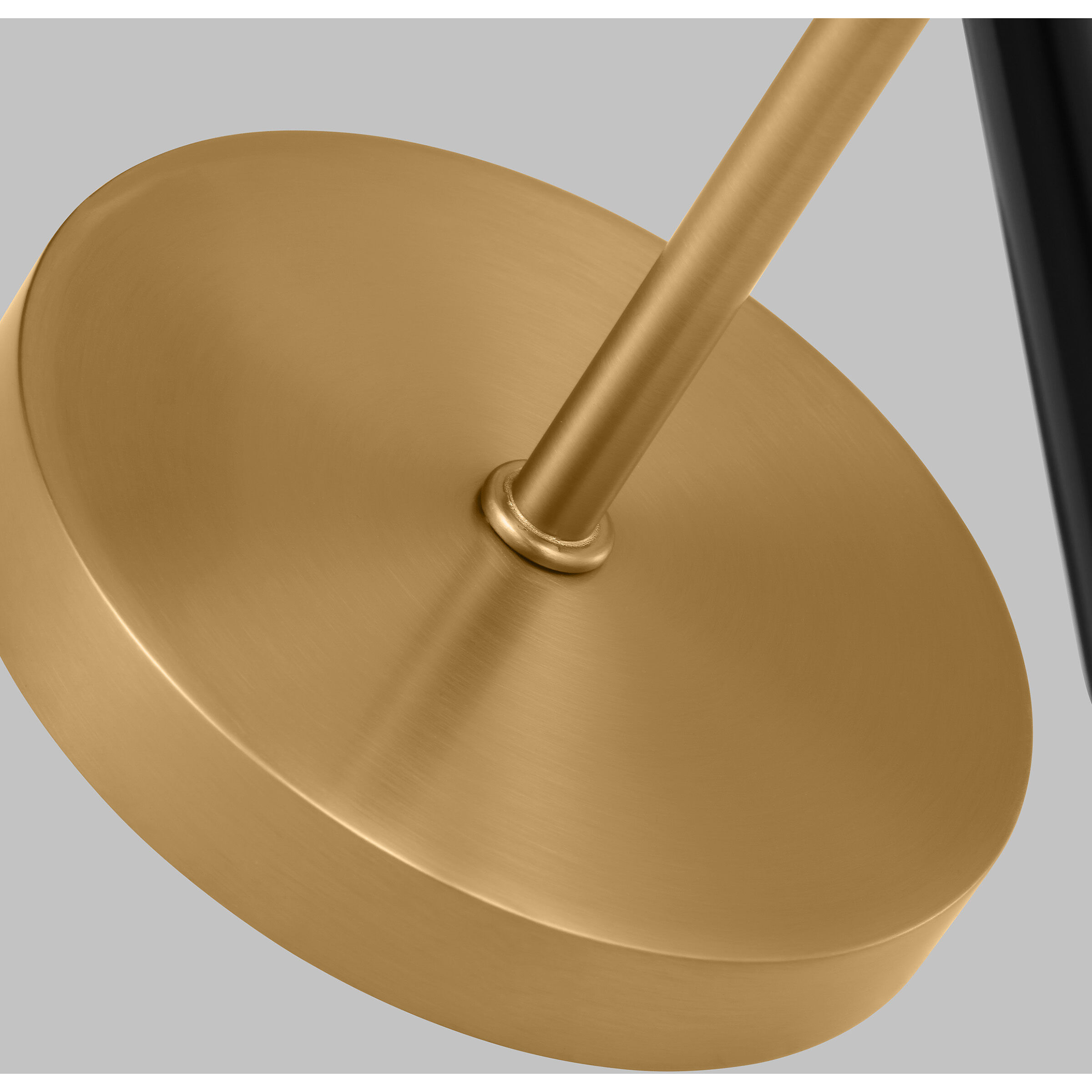 kate spade new york Monroe 1 Light 5 inch Burnished Brass with Gloss Black Sconce Wall Light