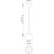 Alora Mood Hazel 1 Light 6.63 inch Chrome Pendant Ceiling Light in Clear