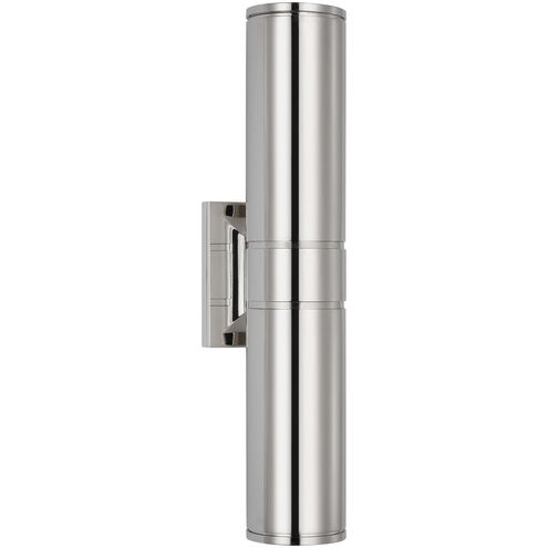 Chapman & Myers Provo LED 4.5 inch Polished Nickel Canister Wall Light