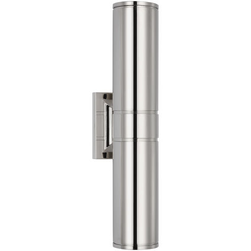 Chapman & Myers Provo LED 4.5 inch Polished Nickel Canister Wall Light