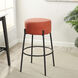 Soloist 26 inch Black and Tangerine Counter Stool