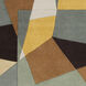 Cosmopolitan Sage / Mustard / Dark Brown / Gray / Brown / Tan Handmade Rug