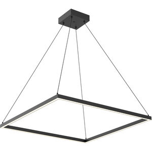 Piazza LED 31.5 inch Black Pendant Ceiling Light