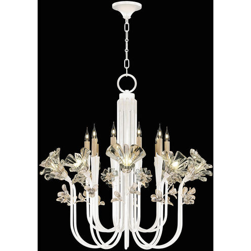 Azu LED 36 inch White Chandelier Ceiling Light