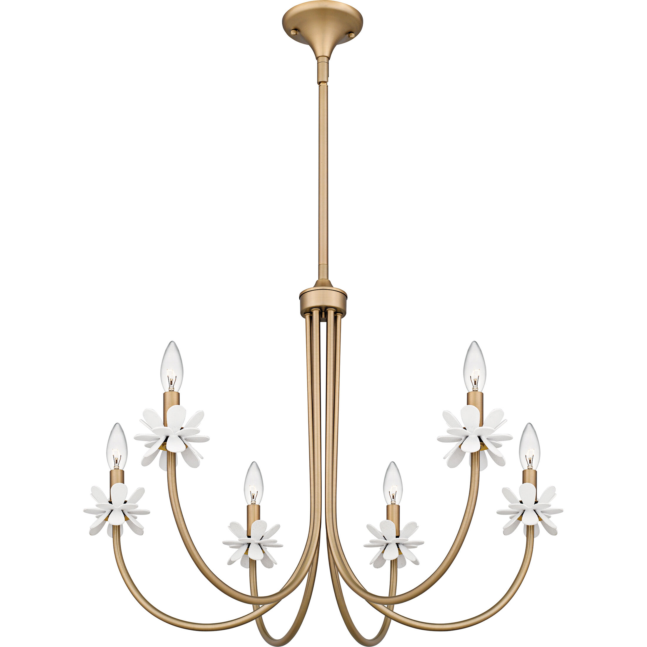 Remy 6 Light 30 inch Bronze Gold Chandelier Ceiling Light
