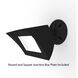 Endurance LED 4.75 inch Black Outdoor Wall Lighting in 5000K, WAC Limited