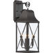 De Luz 4 Light 21 inch Oil Rubbed Bronze/Gold Outdoor Wall Mount, The Great Outdoors