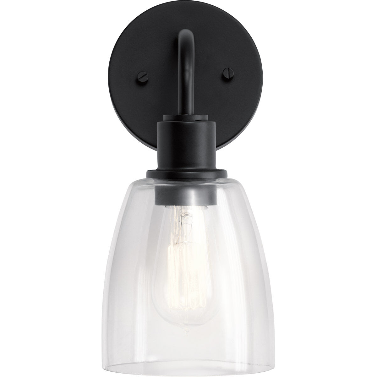 Meller 1 Light 6 inch Black Wall Bracket Wall Light