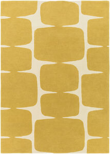Scion 63 X 39 inch Mustard Rug in 3 x 5, Rectangle