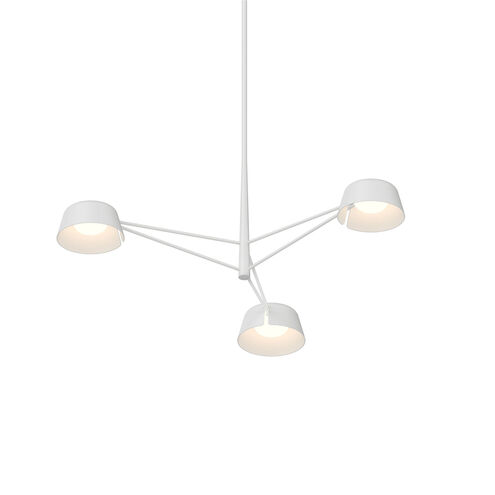 Ray LED 35.75 inch Warm Gray Chandelier Ceiling Light