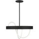 Sean Lavin Uneri LED 28.3 inch Nightshade Black Chandelier Ceiling Light