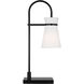 Drew & Jonathan Binx 23 inch 9.00 watt Midnight Black Table Lamp Portable Light