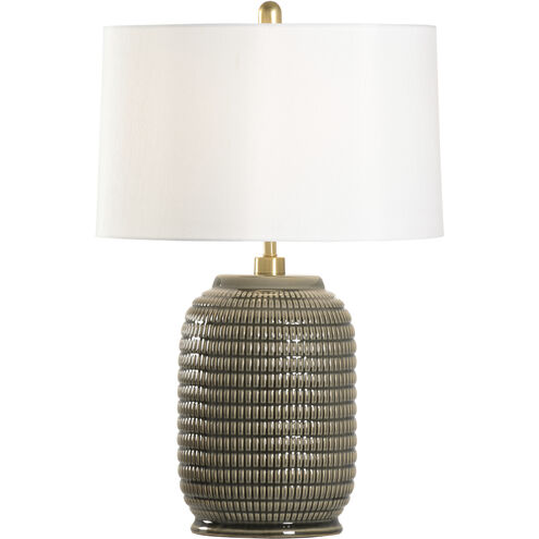 Cooper 17.5 inch 100.00 watt Gray Table Lamp Portable Light