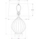 Margaux 26.5 inch 150.00 watt Grey-Blue Table Lamp Portable Light