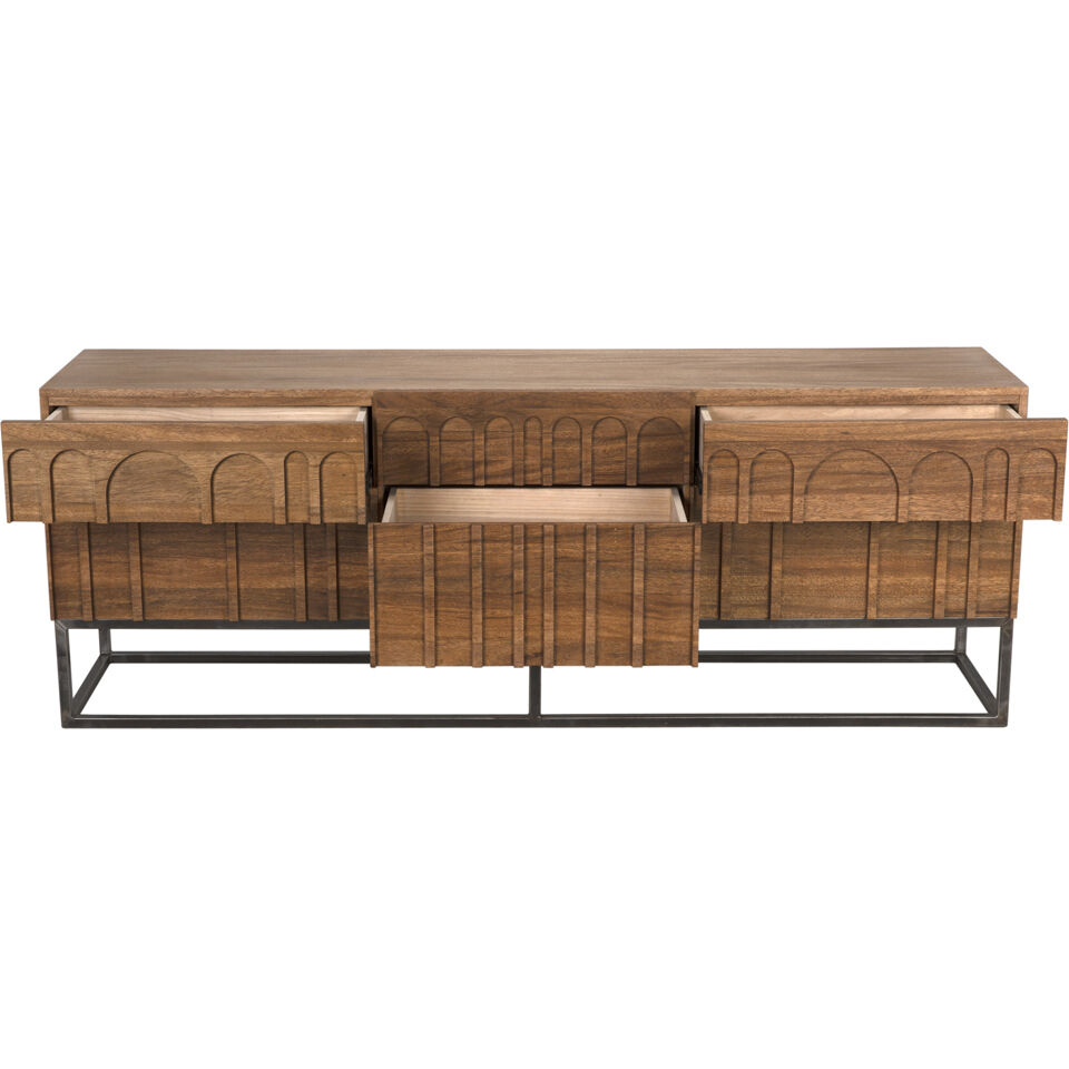 Casanova 83 X 21 inch Dark Walnut Sideboard