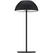 Channing 11 inch 2.00 watt Black Rechargeable Table Lamp Portable Light, WAC Limited