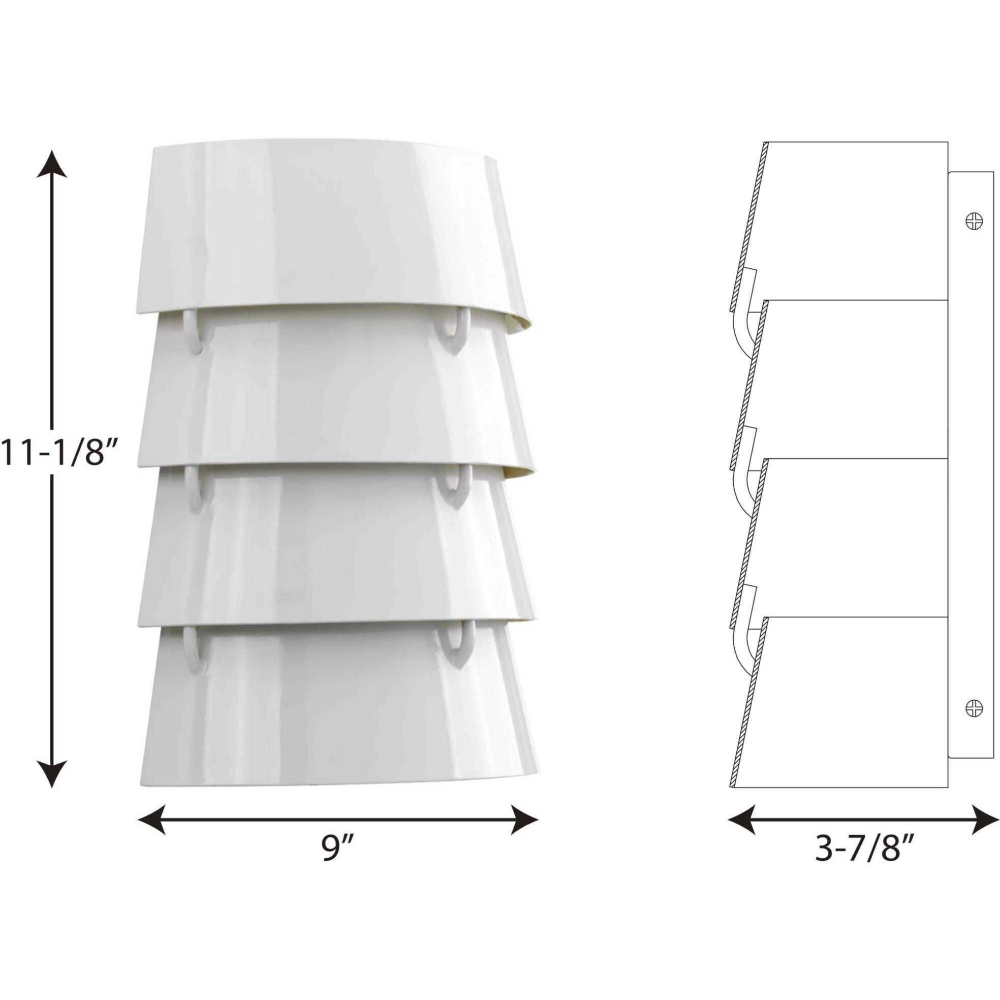 Point Dume™ Surfrider Wall Sconce Wall Light in White, Design Series