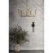 Danna 5 Light 29.75 inch Aged Brass Chandelier Ceiling Light