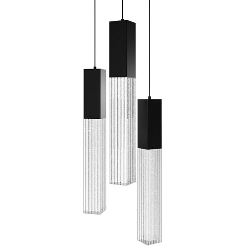 Cinema LED 12 inch Black Indoor Hanging Lighting Ceiling Light