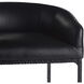 Osbourne 33.5 inch Black and Blackened Iron Counter Stool
