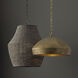Savari 1 Light 22 inch Artisan Gold Pendant Ceiling Light