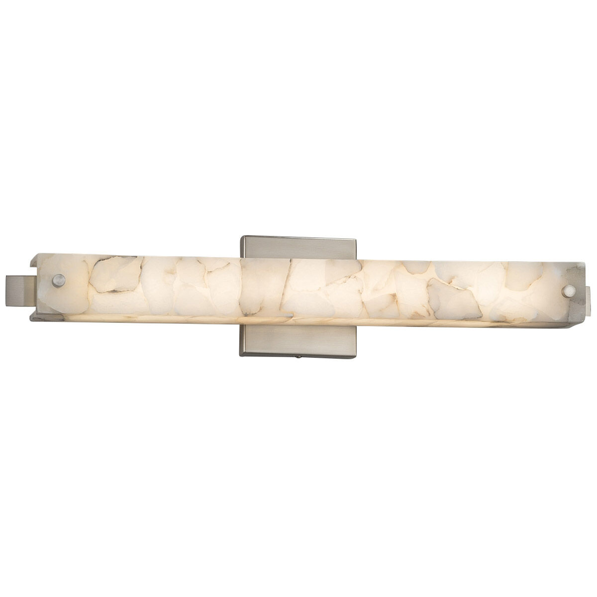Alabaster Rocks 23 inch Matte Black Vanity Light Wall Light
