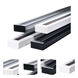 2-circuit 1 Light 120V Black Track Ceiling Light