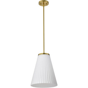 Royale 12 inch Burnished Brass Pendant Ceiling Light
