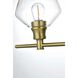 Gene 3 Light 28 inch Satin Gold Bath Sconce Wall Light