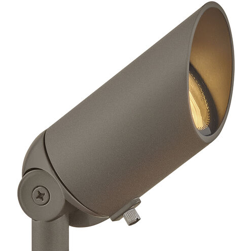 Hardy Island Lumacore 12v 50.00 watt Textured Brown Landscape Spot Light in Textured Black