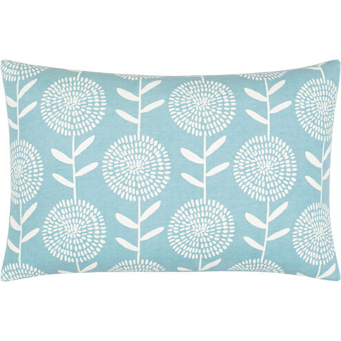 Lachen 20 inch Teal Pillow Cover in 13 x 20, Lumbar
