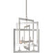 Middleton 8 Light 28 inch Contemporary Silver Leaf Chandelier Ceiling Light, Large
