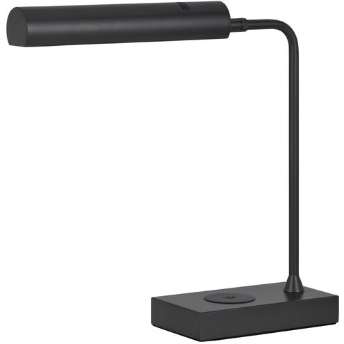 Delray 18 inch 12.00 watt Matte Black Table Lamp Portable Light