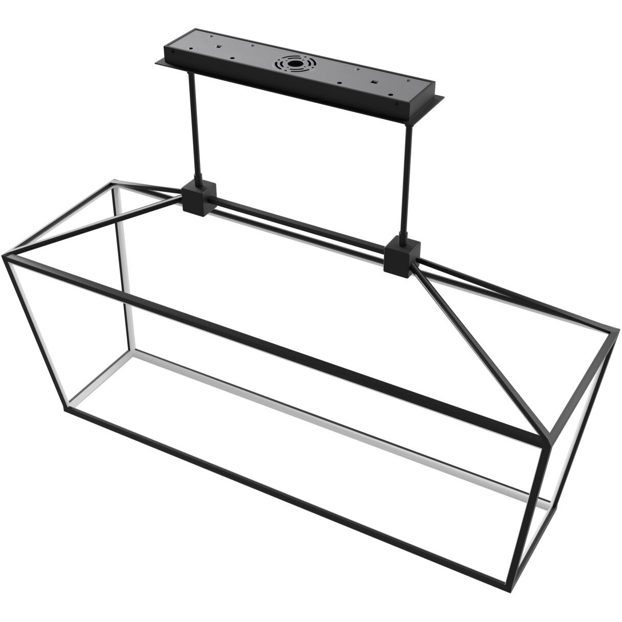 Park Ave. LED 17 inch Black Pendant Ceiling Light