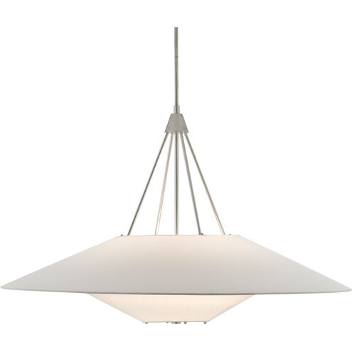 Brislee 1 Light 42 inch Contemporary Silver Leaf Chandelier Ceiling Light