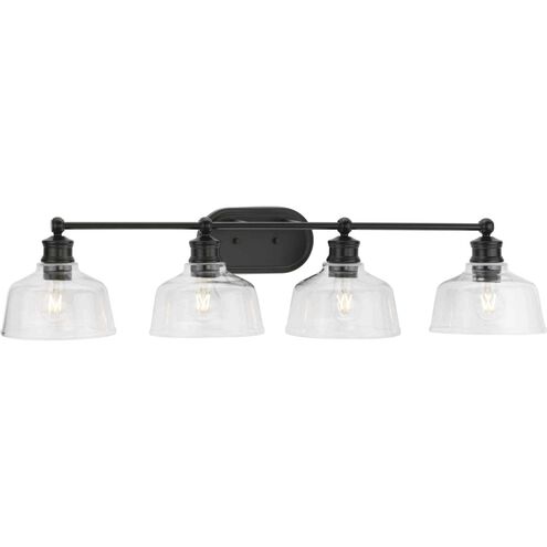 Singleton 4 Light 36 inch Matte Black Bath Vanity Wall Light